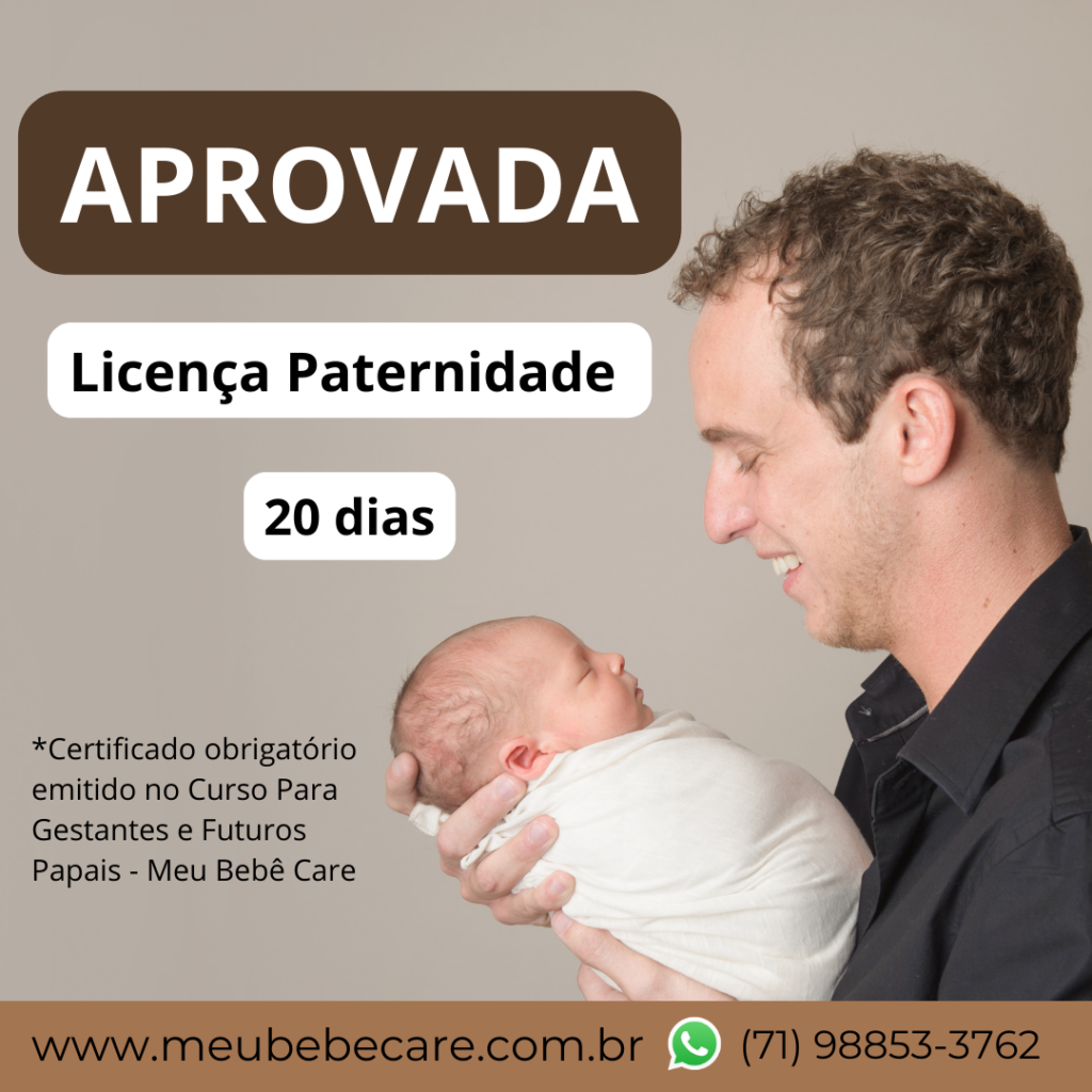 Licença paternidade aumentou para 20 dias